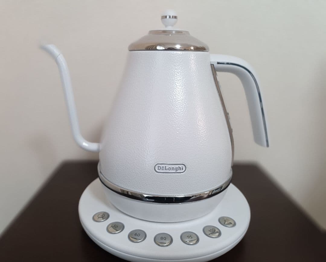 DeLonghi アイコナ 電気ケトル KBOE1230J ホワイト