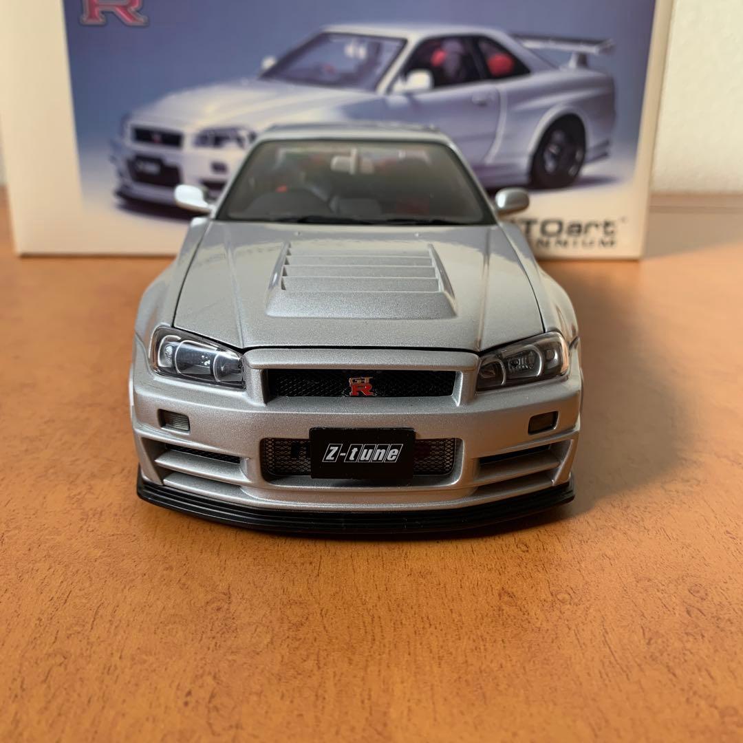 ミニカー AUTOart 1/18 NISMO R34 GT-R z-tune