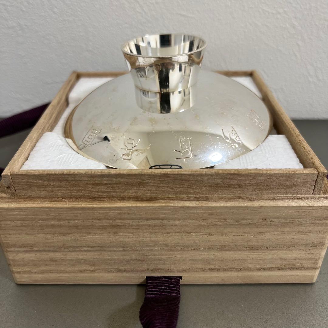 【純銀】66g 造幣局製 1000 刻印入り 銀杯 SILVER 銀盃