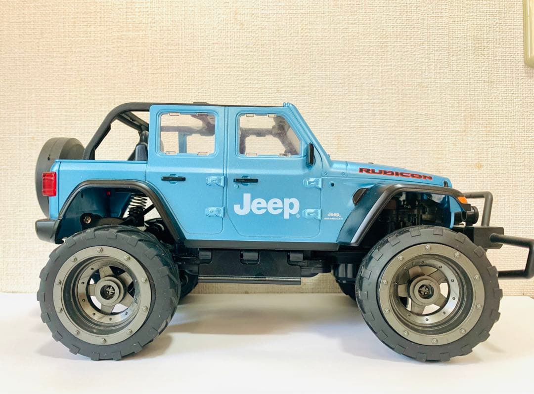 Jeep ラングラー　Rubicon ミニカー 青