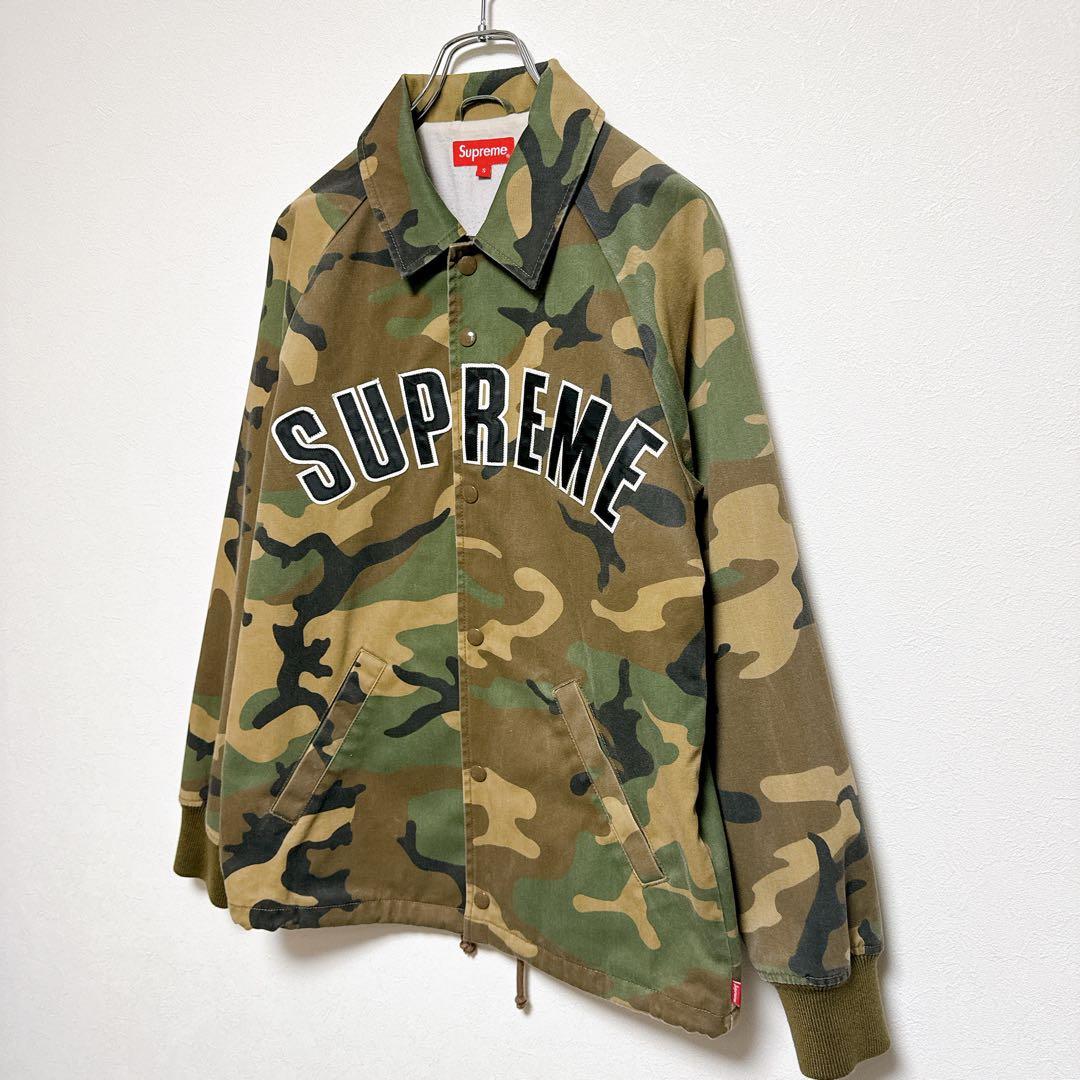 ⭐︎超希少⭐︎SUPREME 15fw アーチロゴ コーチジャケット 迷彩 カモ