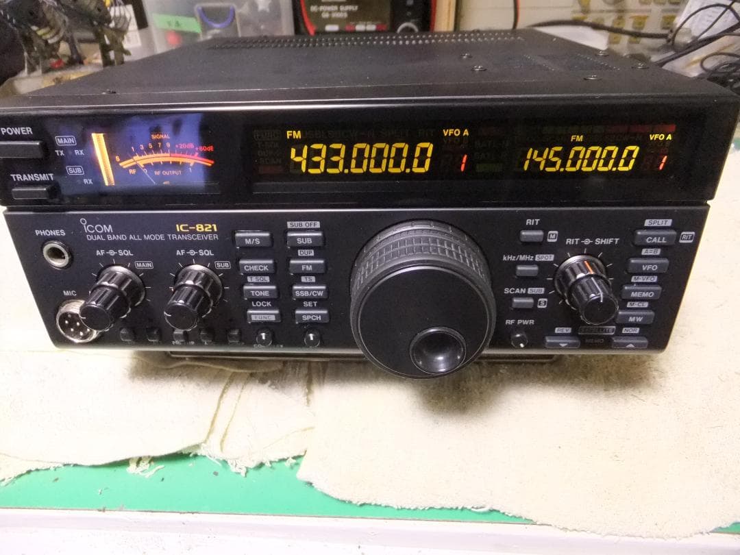 ☆アイコム　144/430MHz帯オールモード機　IC-821（現状渡し）☆