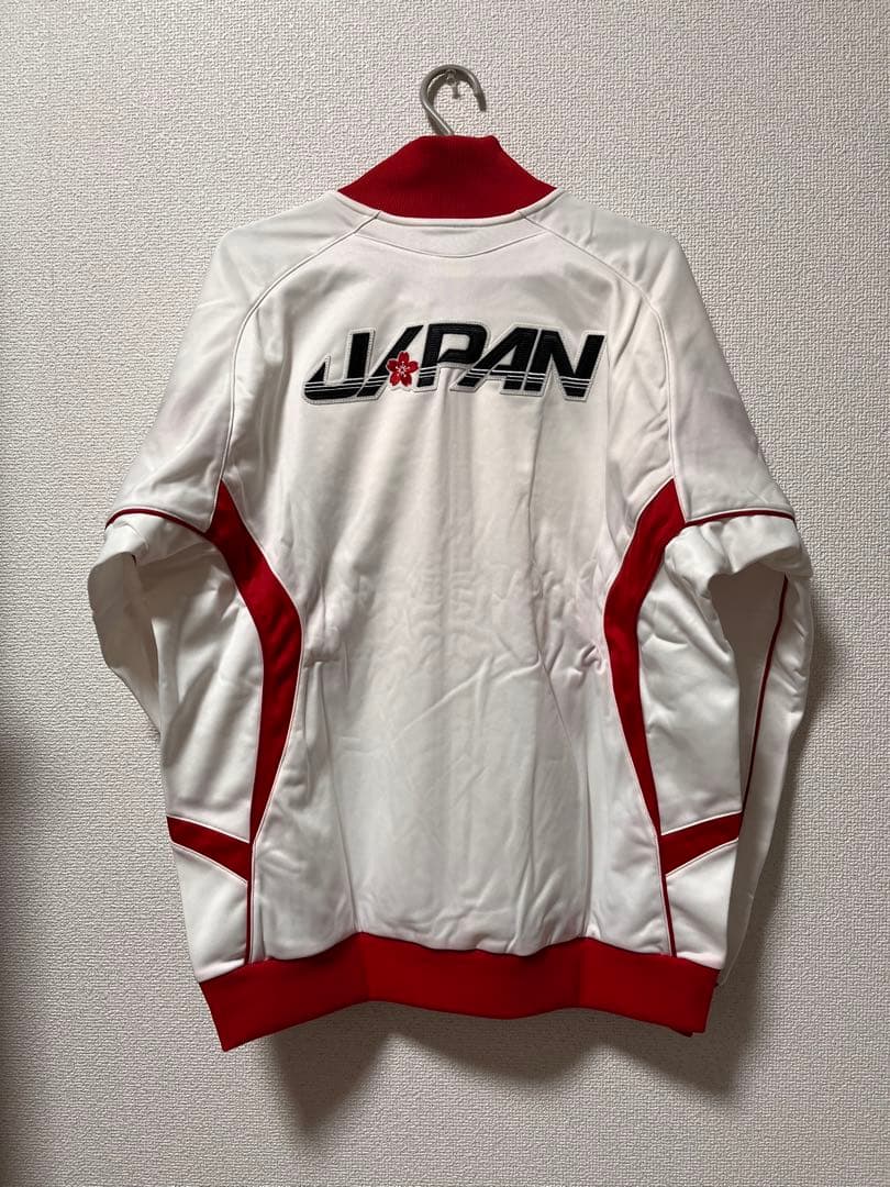 Mizuno競泳用ジャージ上下セット 日本代表 ホワイト/レッド