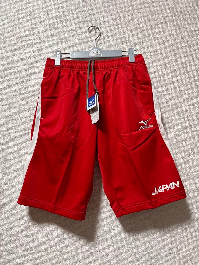 Mizuno競泳用ジャージ上下セット 日本代表 ホワイト/レッド