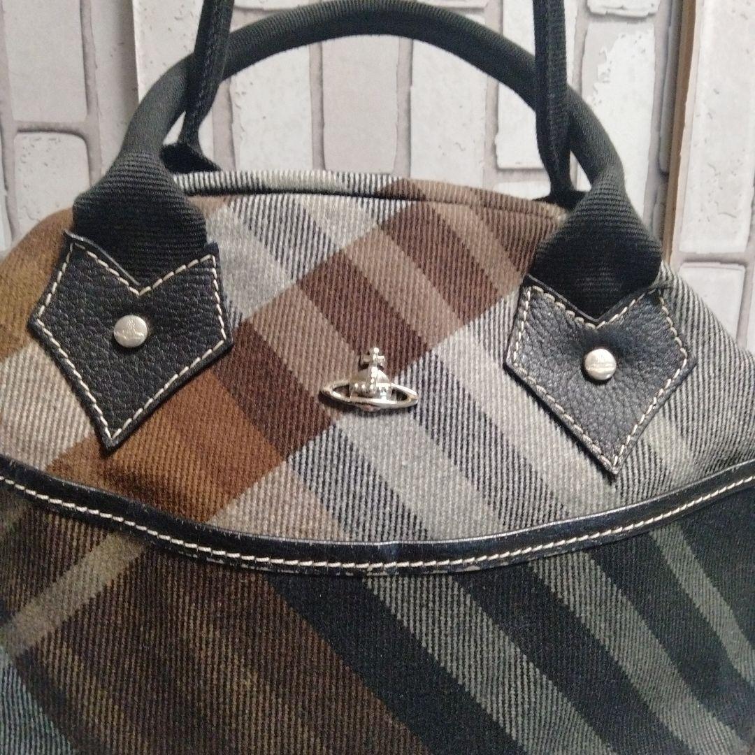 ヴィヴィアンウエストウッド チェック柄ヤスミンバッグ