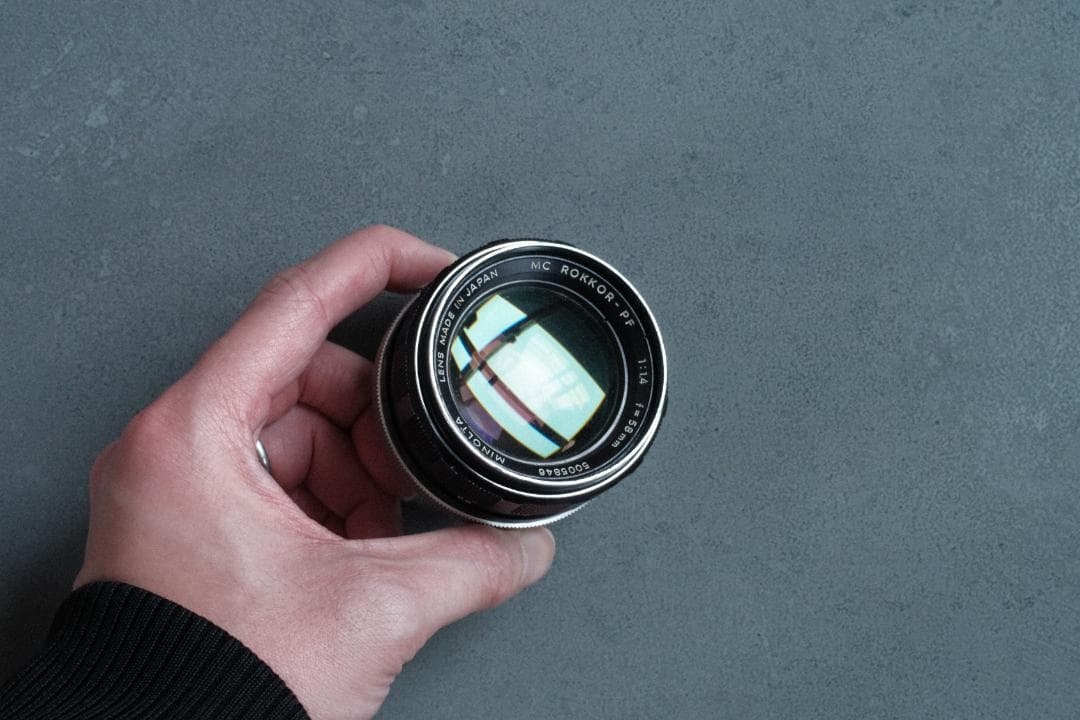 minolta XE ＋ MC ROKKOR PF 58mm f/1.4