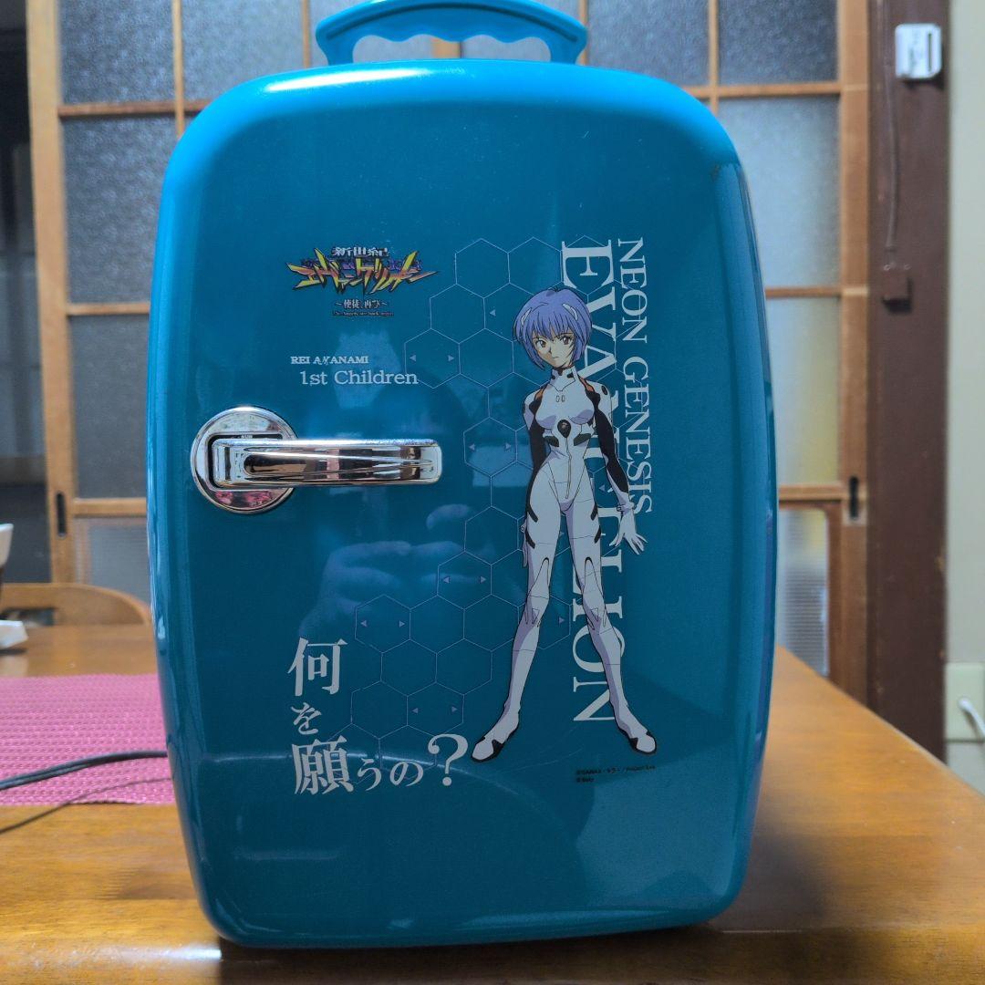 青いミニ冷蔵庫 TYPE100　エヴンゲリオン