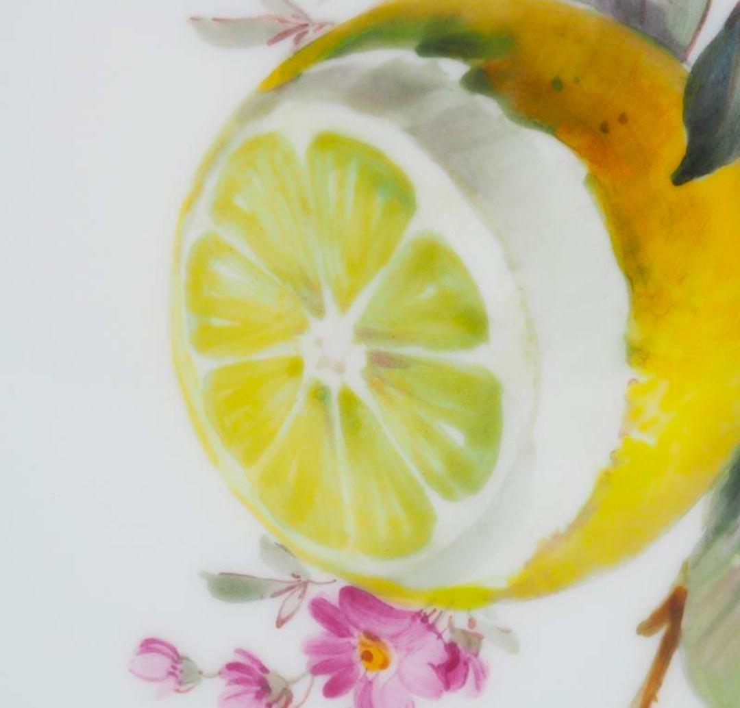 Seiko　マイセン Meissen フルーツ コバルト 金彩