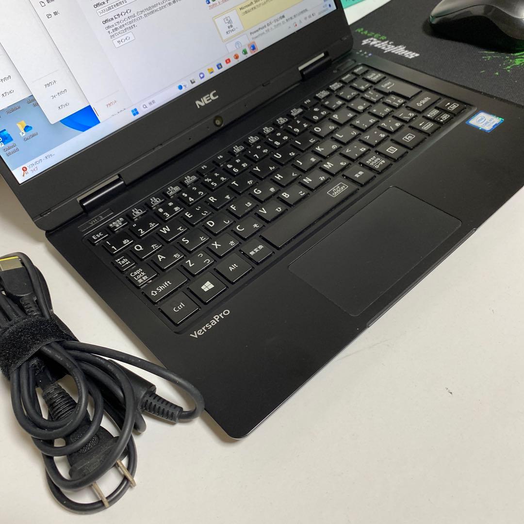 Windows11オフィス2024年SSD NECノートPC13.5インチFHD