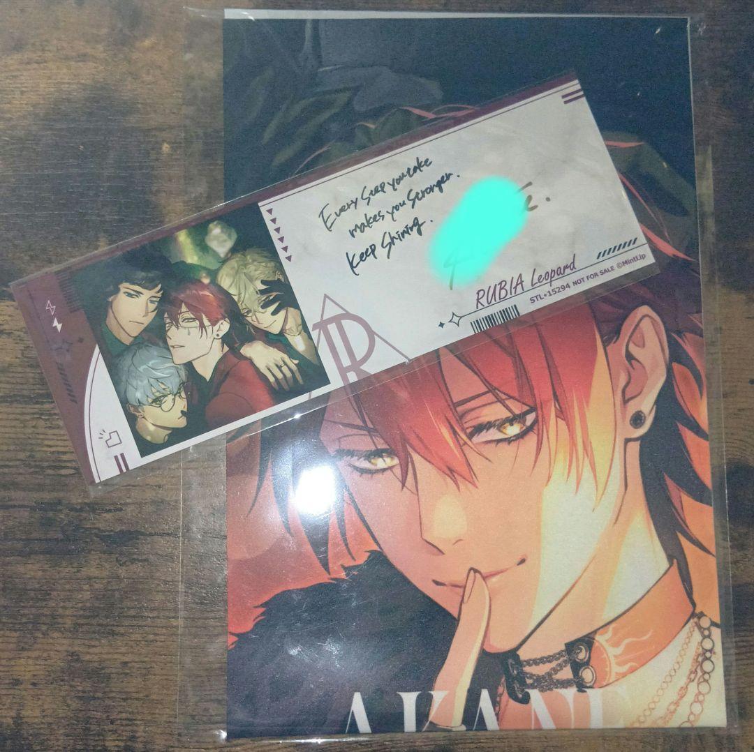 DIG-ROCK ディグロ RUBIA 日暮茜 直筆サイン 布ポスター