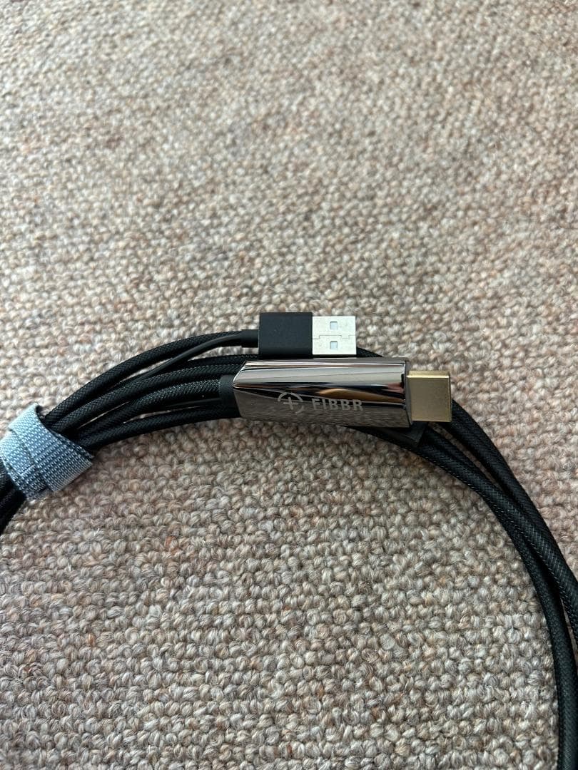 FIBBRフィバーPURE2光変換式4K対応HDMIケーブル 24Gbps 美品