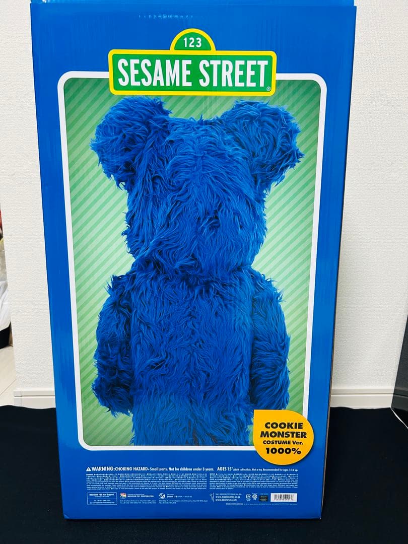 BE@RBRICK セサミストリート ベアブリック クッキーモンスター1000%