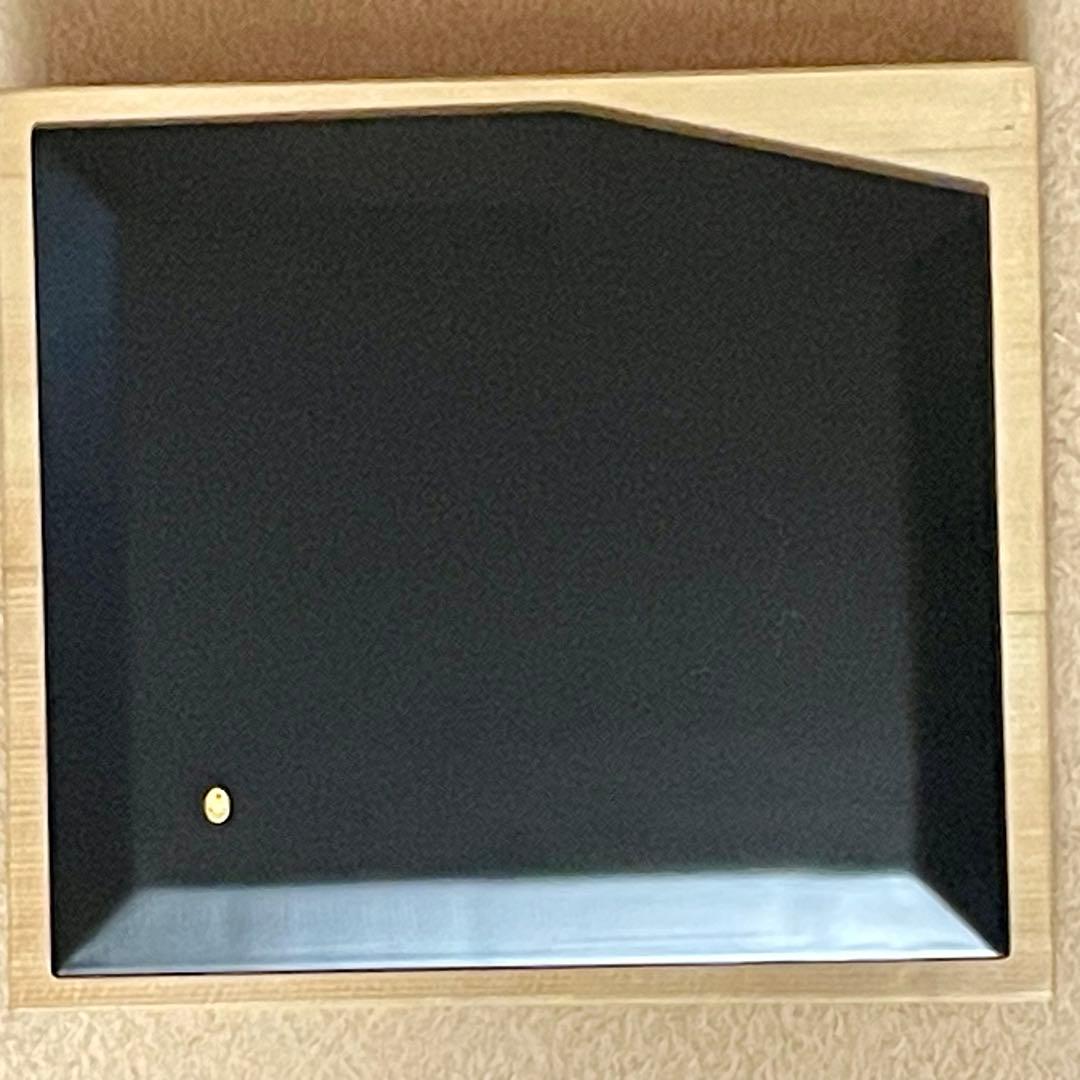 【未使用】平安 象彦 菊蒔絵 小吸物膳 5客組 共箱 懐石道具 木製漆器 追記有