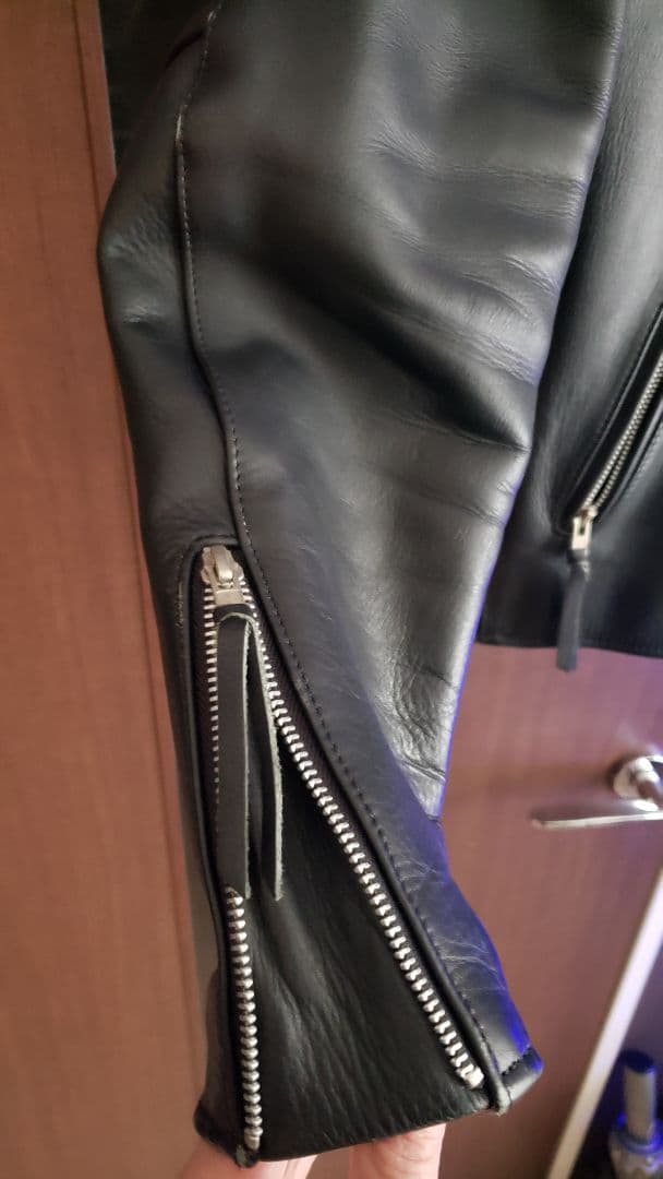 極美品❗️本革❗️シングルライダース