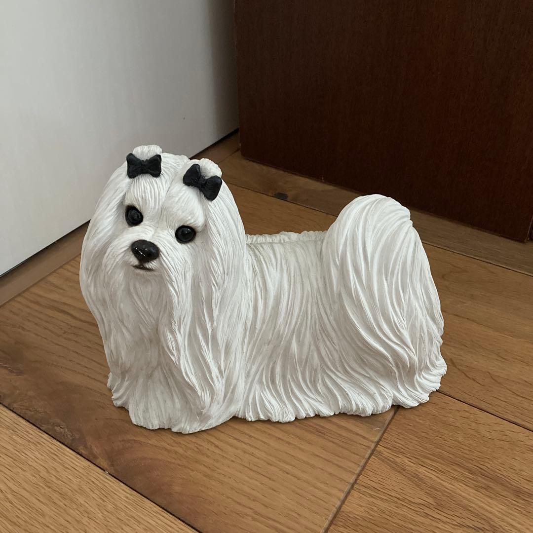 サンディキャスト社製　マルチーズ　置物　ヴィンテージ