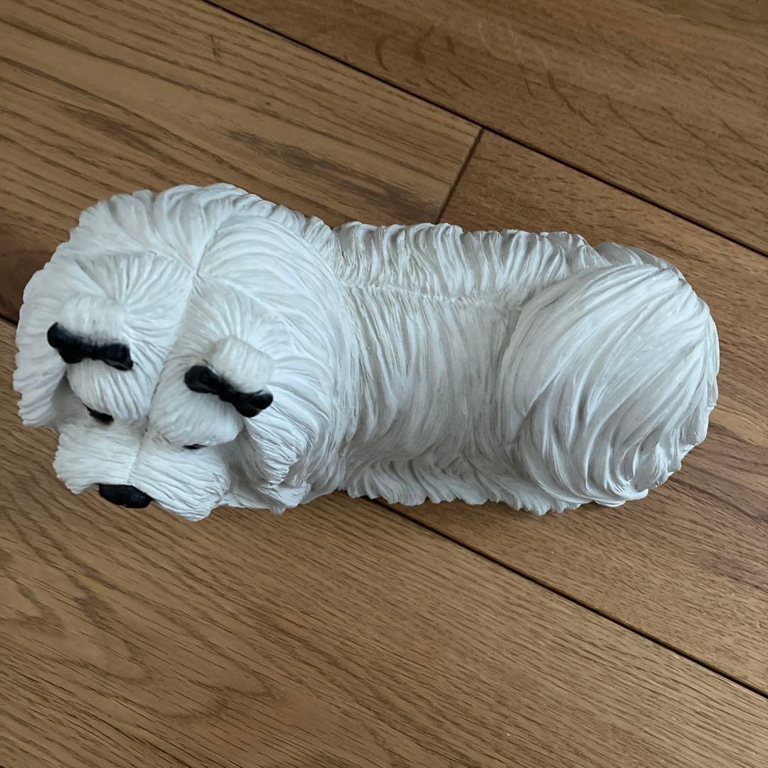 サンディキャスト社製　マルチーズ　置物　ヴィンテージ