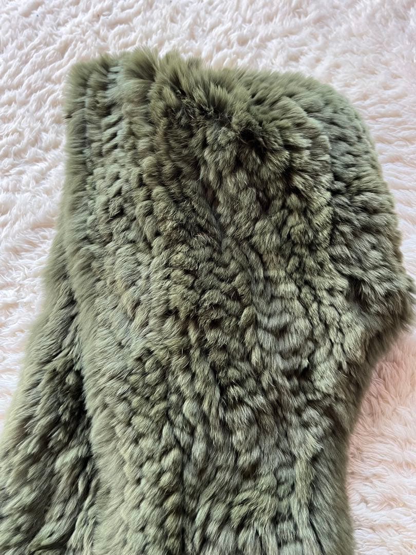 LIGNAGGIO オリーブグリーン レッキスラビット　バラクラバ　極暖　美品！