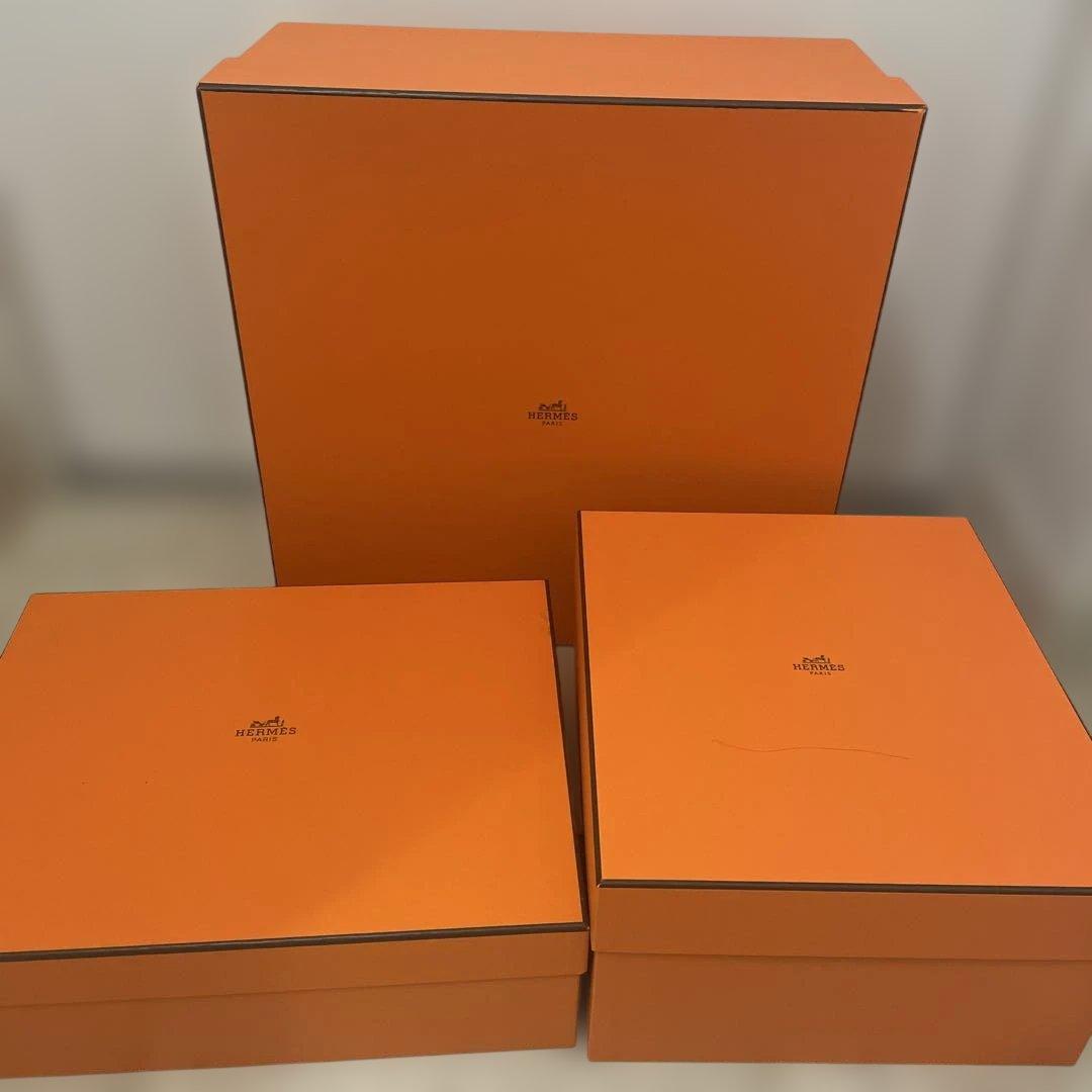 HERMÈS エルメス オレンジボックス 空箱 箱のみ3個