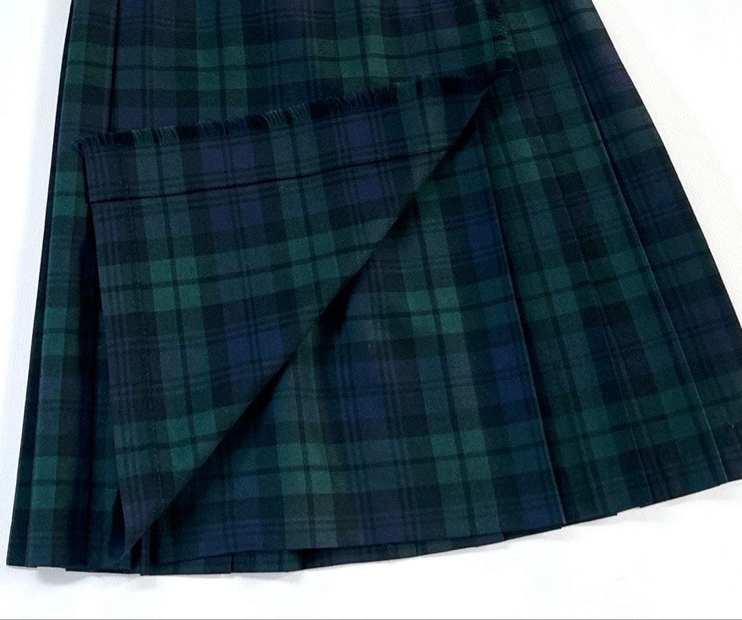 【定番人気】極美品＊オニールオブダブリン ブラックウォッチ キルトラップスカート