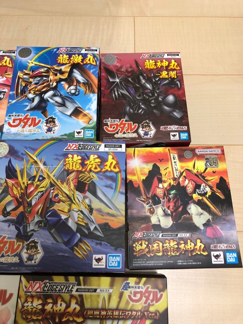 魔神英雄伝ワタル　ネクスエッジスタイル　ロボット魂　計15体セット　開封済