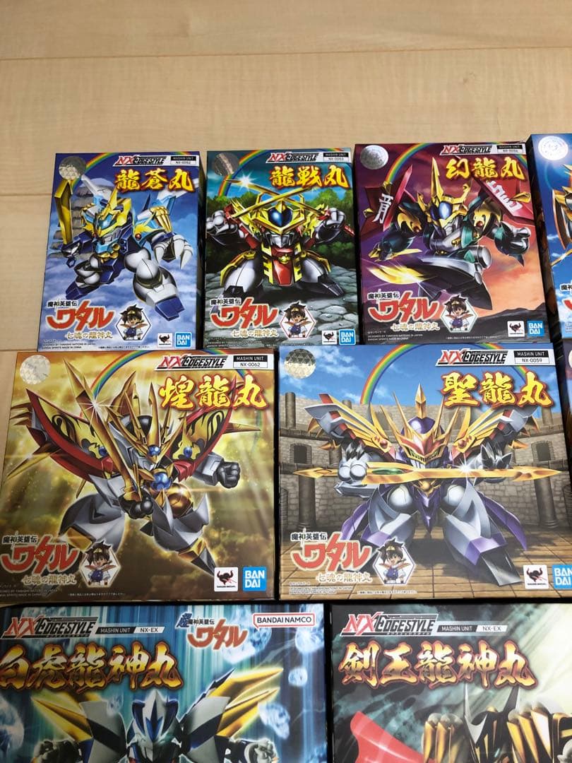 魔神英雄伝ワタル　ネクスエッジスタイル　ロボット魂　計15体セット　開封済