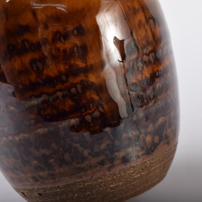 茶道具　瀬戸焼　茶入　仕覆・時代箱付　V　7590