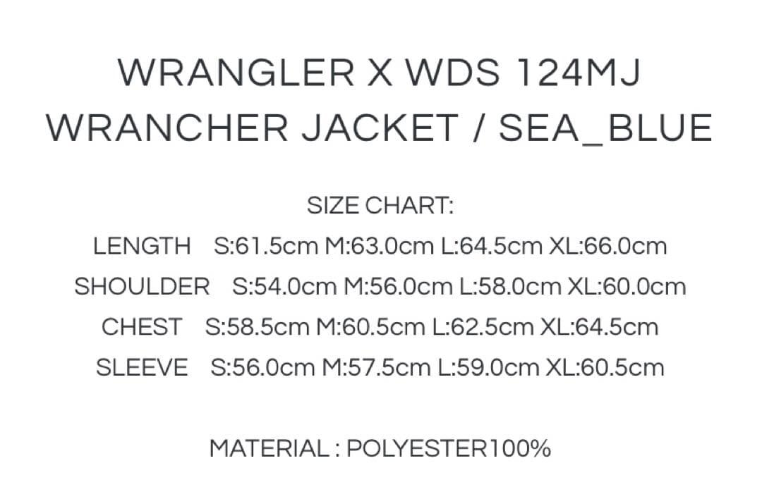 ジャケット・アウター WRANGLER X WDS 124MJ WRANCHER JACKET XL