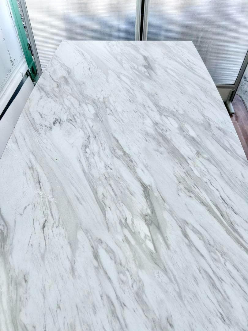 650 Why’d様ダイニングテーブル モダンデザイン シルバー