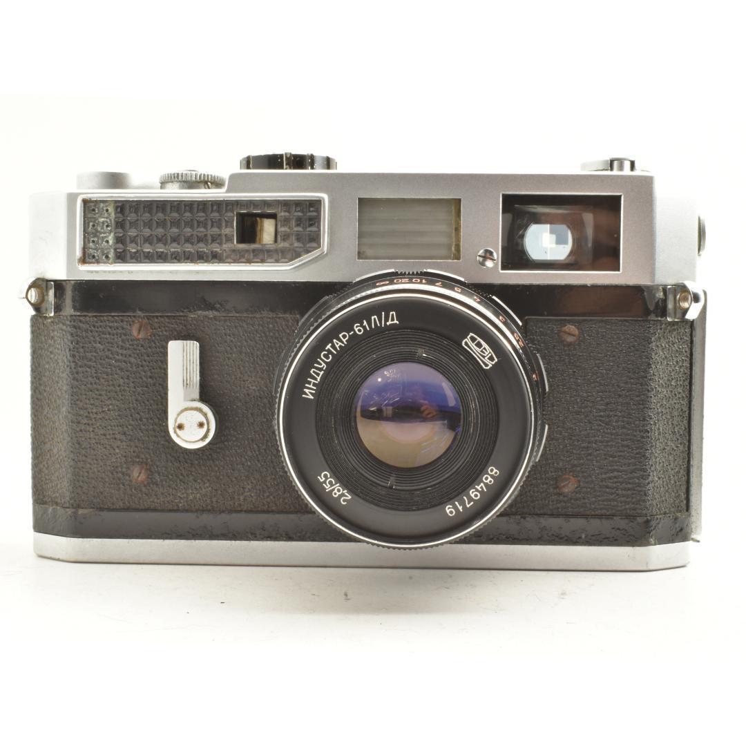 整備済 完動 Canon7 FED Industar-61 55mm 露出計OK