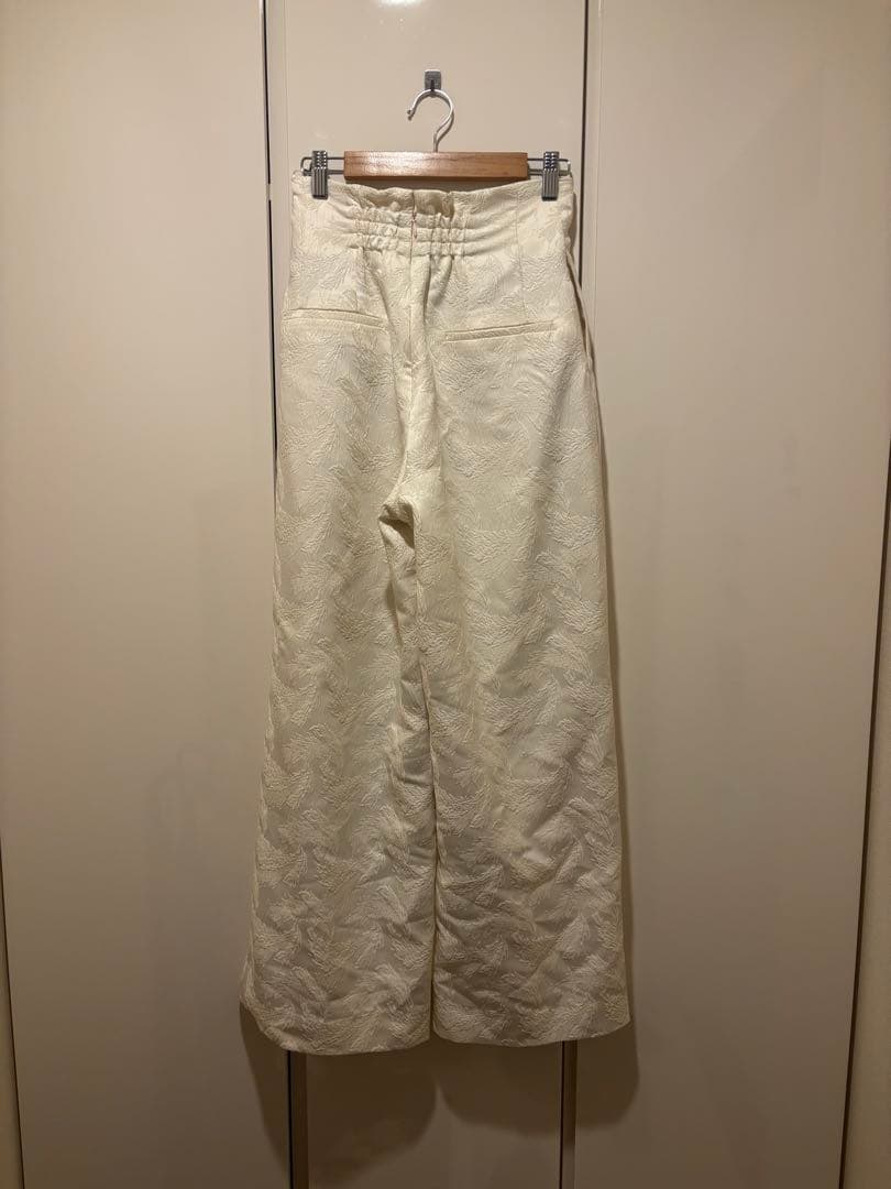 ANDRESD ペプラム セットアップ パンツ ドレス 結婚式 オケージョン Ｓ