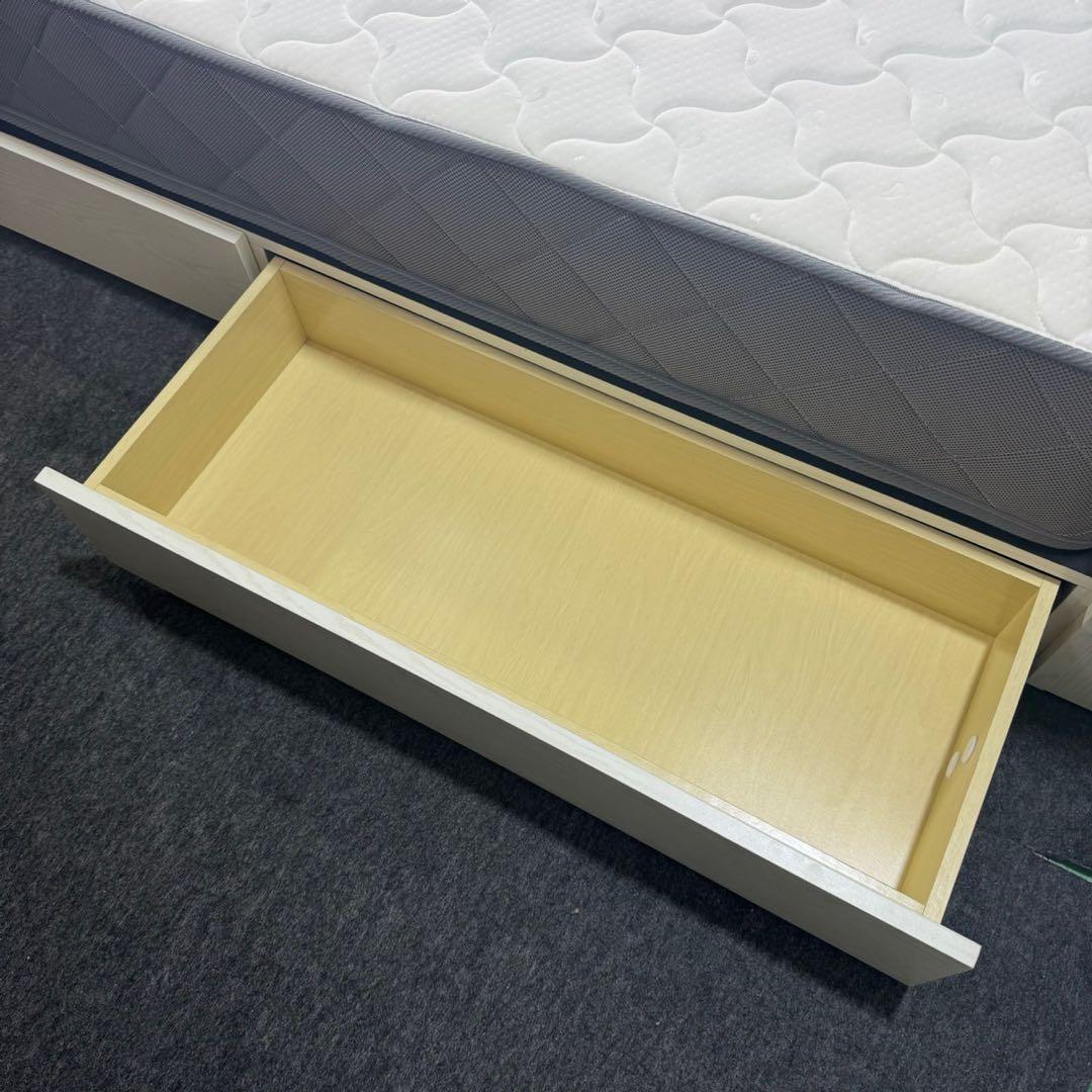 シングルベッド マットレス フレームセット 収納付き 格安 お得 d4074