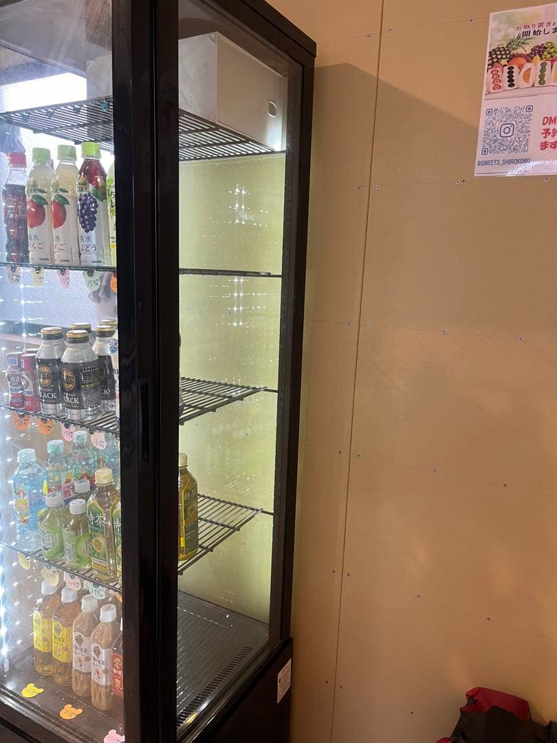 ︎ 【引取希望・配送相談】 4面ガラス冷蔵ショーケース 【RITS-290】⬛︎