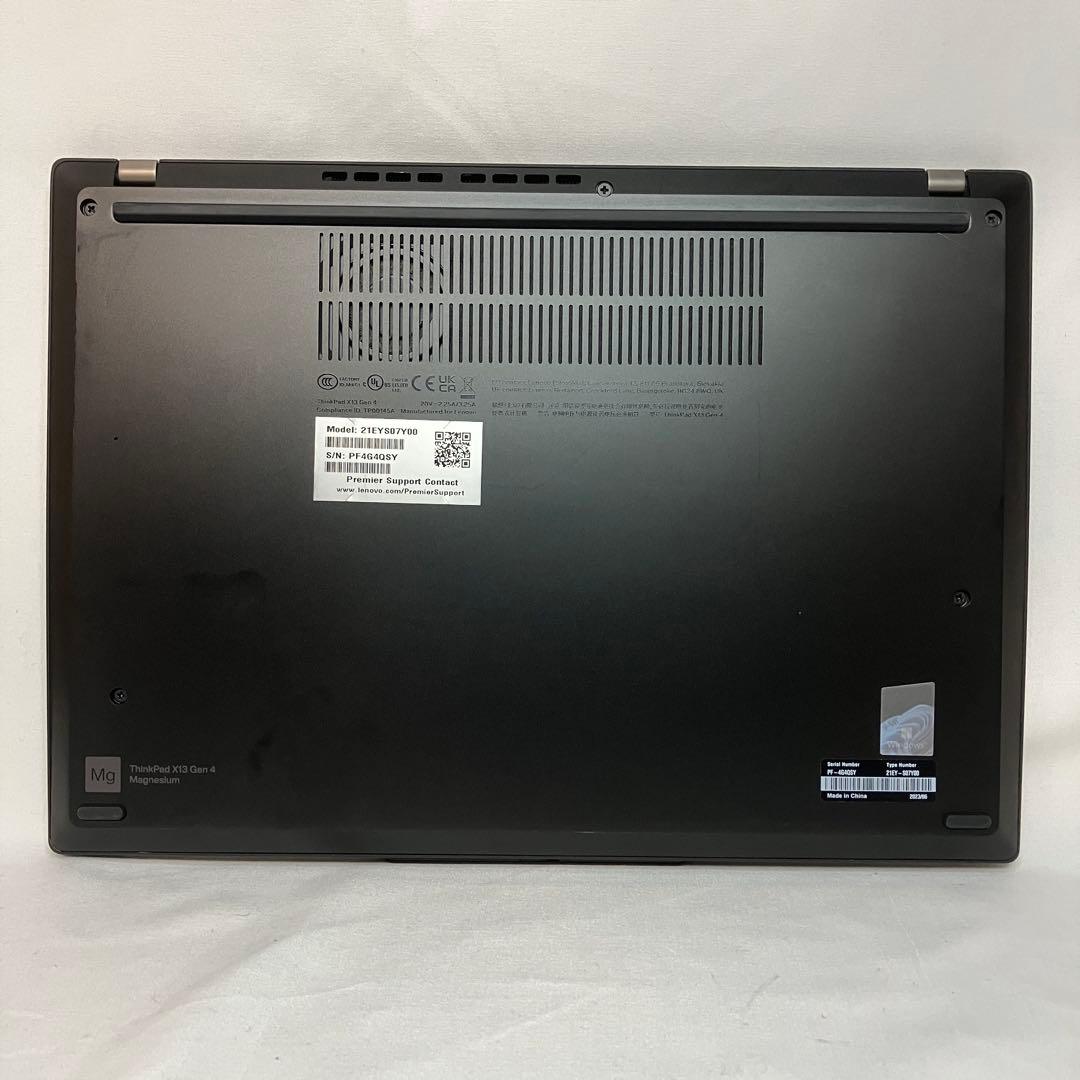 美品 ThinkPad X13 Gen4 i5 16GB WUXGA 保証期間内