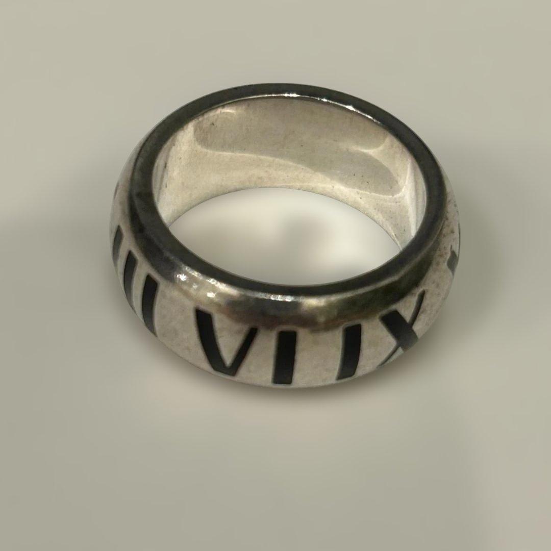 （サタン）ティファニー　アトラス　ワイド　リング　925 9号