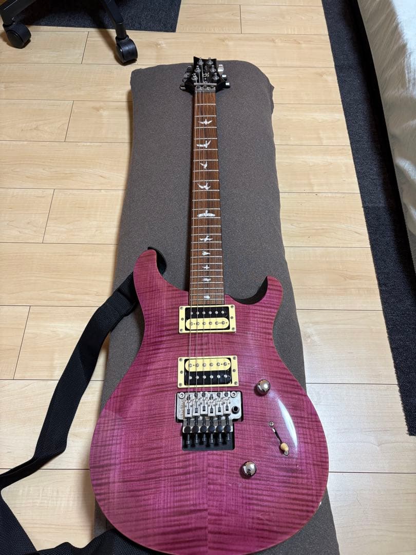 PRS SE パープル ギターケース付き　メルカリ市限定送料込み