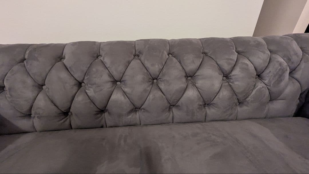 UPTOWN、プーリーソファー3人掛、モダン 、 グレーソファ