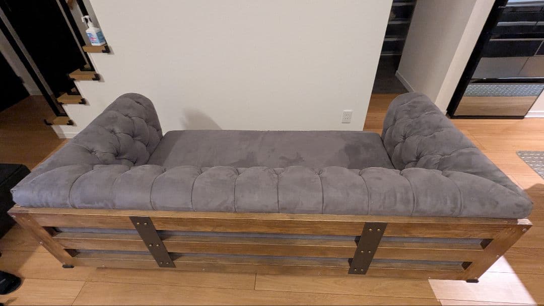 UPTOWN、プーリーソファー3人掛、モダン 、 グレーソファ