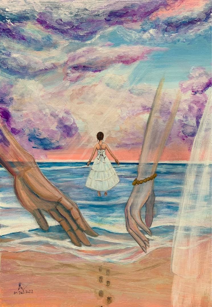 河村亨一『PRAY』絵画