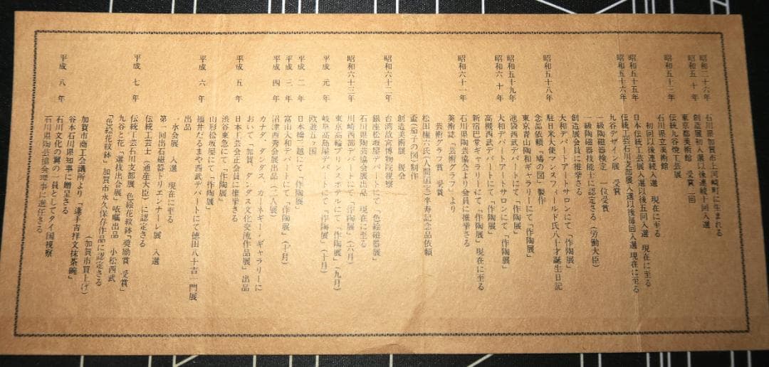 ぐい吞み（酒杯・お猪口）作家物　河島洋作　九谷焼　陶房紫々唐