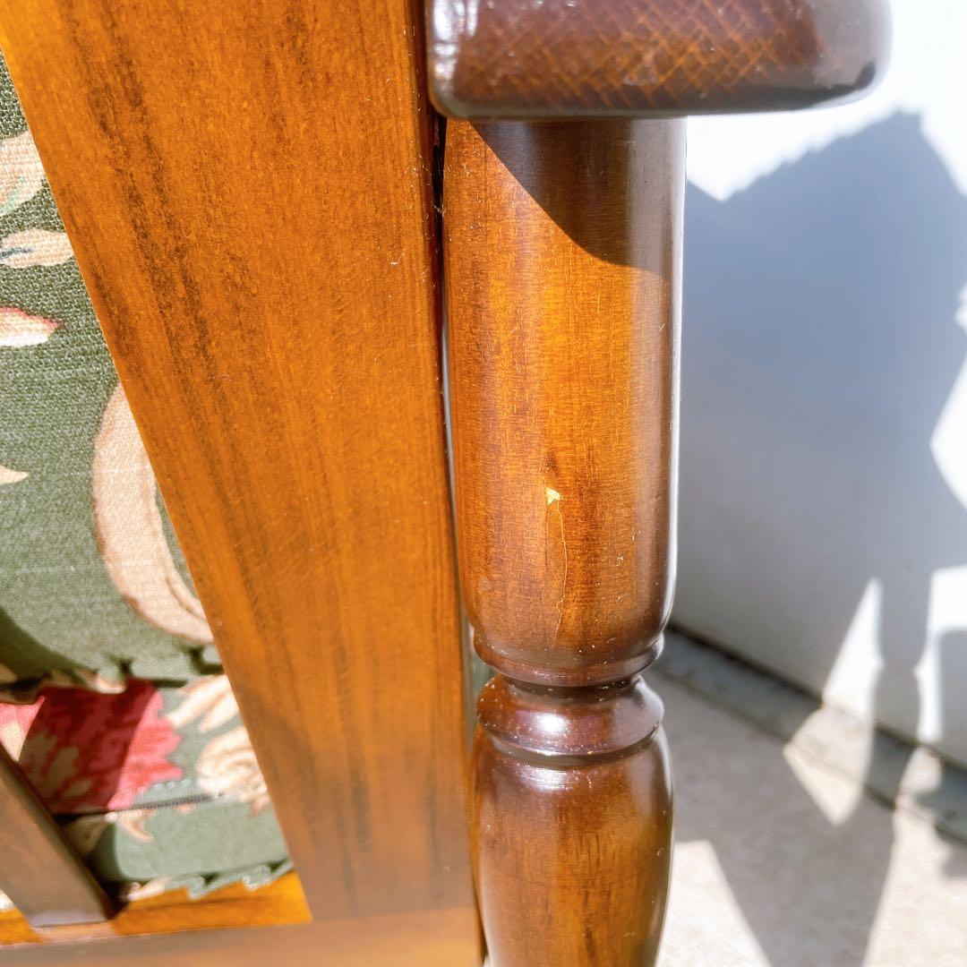 【美品】karimoku カリモク アームソファ コロニアル フリージアグリーン