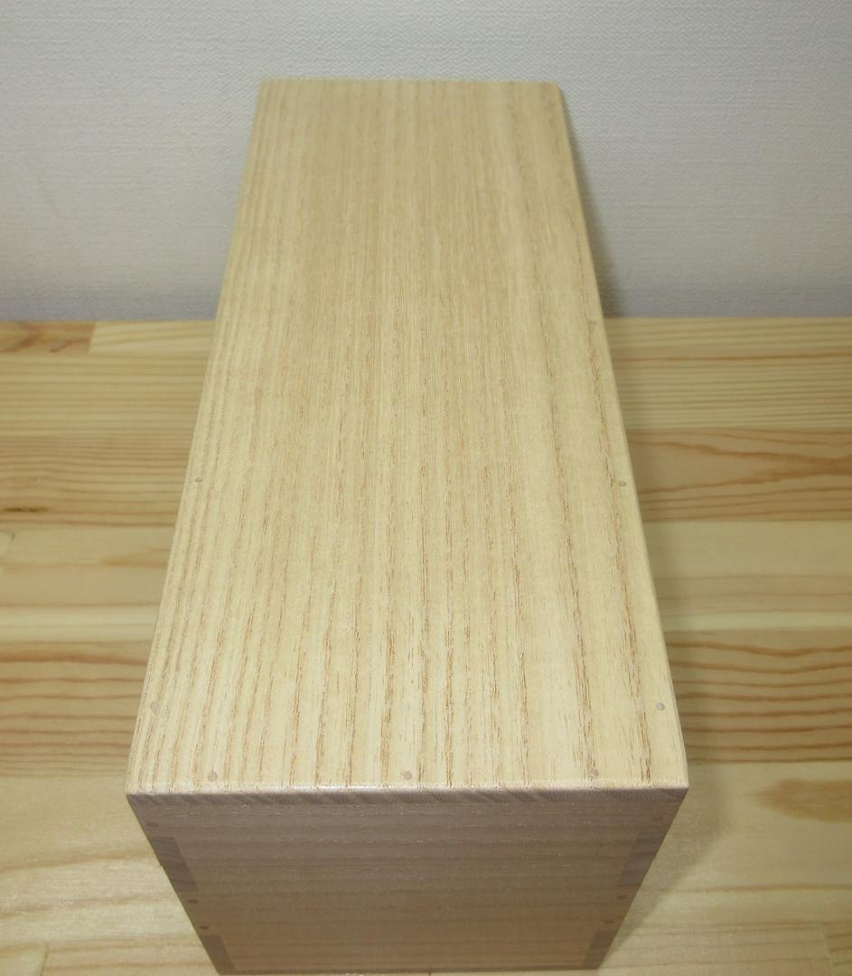 送料込【逢絢亭・新品】茶道具 三ツ入茶通箱 表流好 木地 木製 紙箱入り