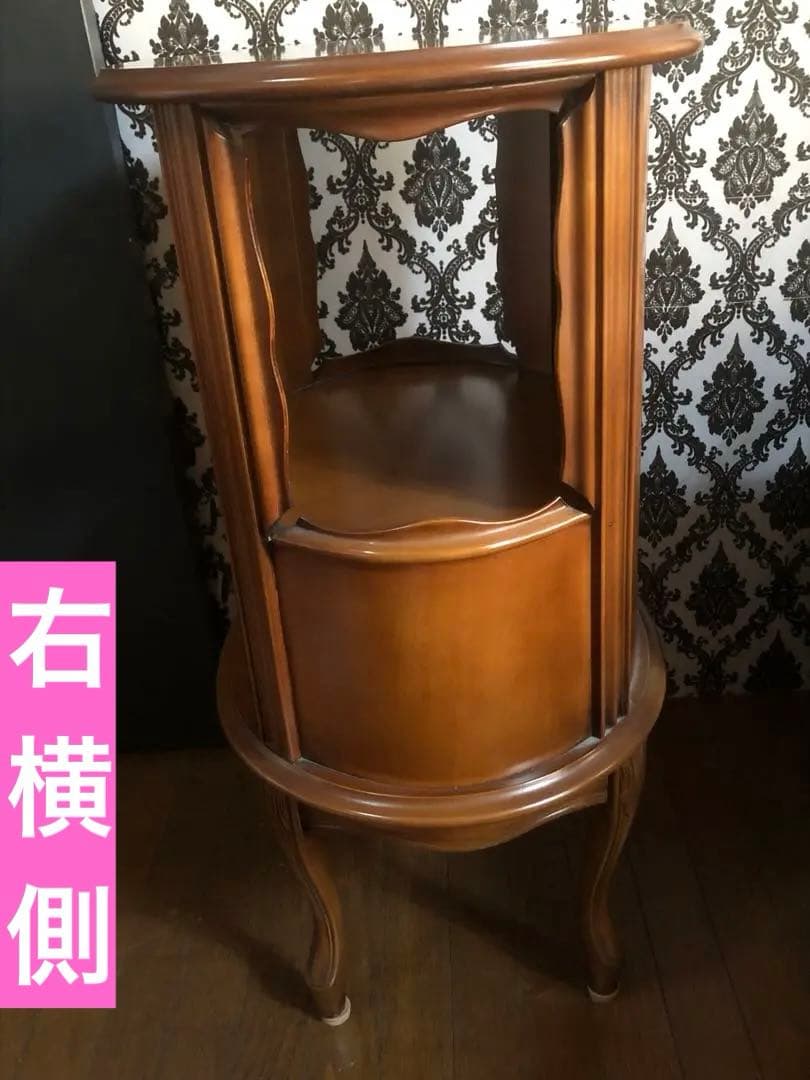 高級 ヴィンテージ 猫脚チェスト♦️彫刻 キャビネット♦️2段引出し付♦️送料込