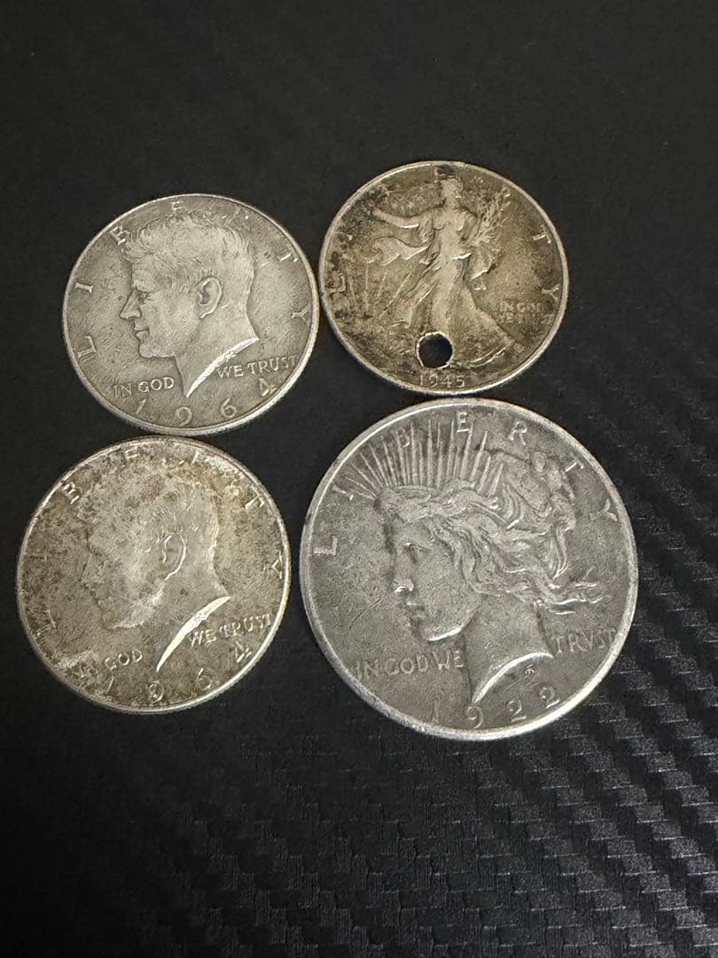 アメリカ銀貨まとめ　本物