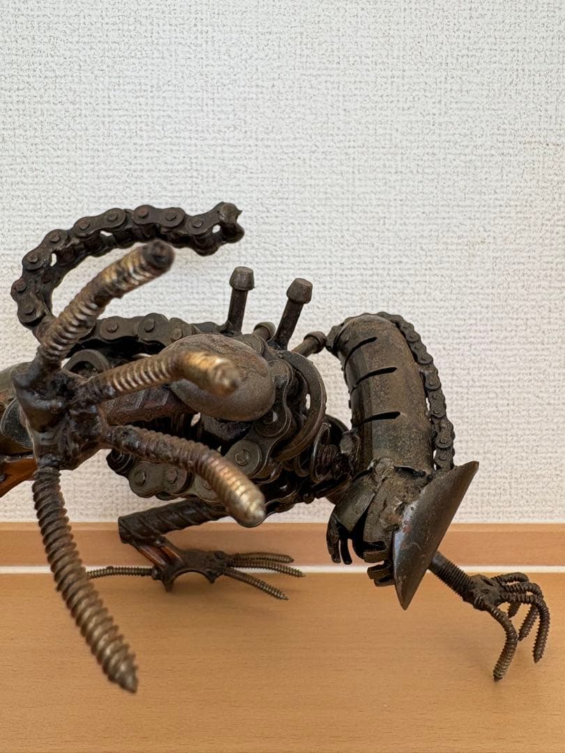 エイリアン　メタルアート　廃材アート　スクラップアート