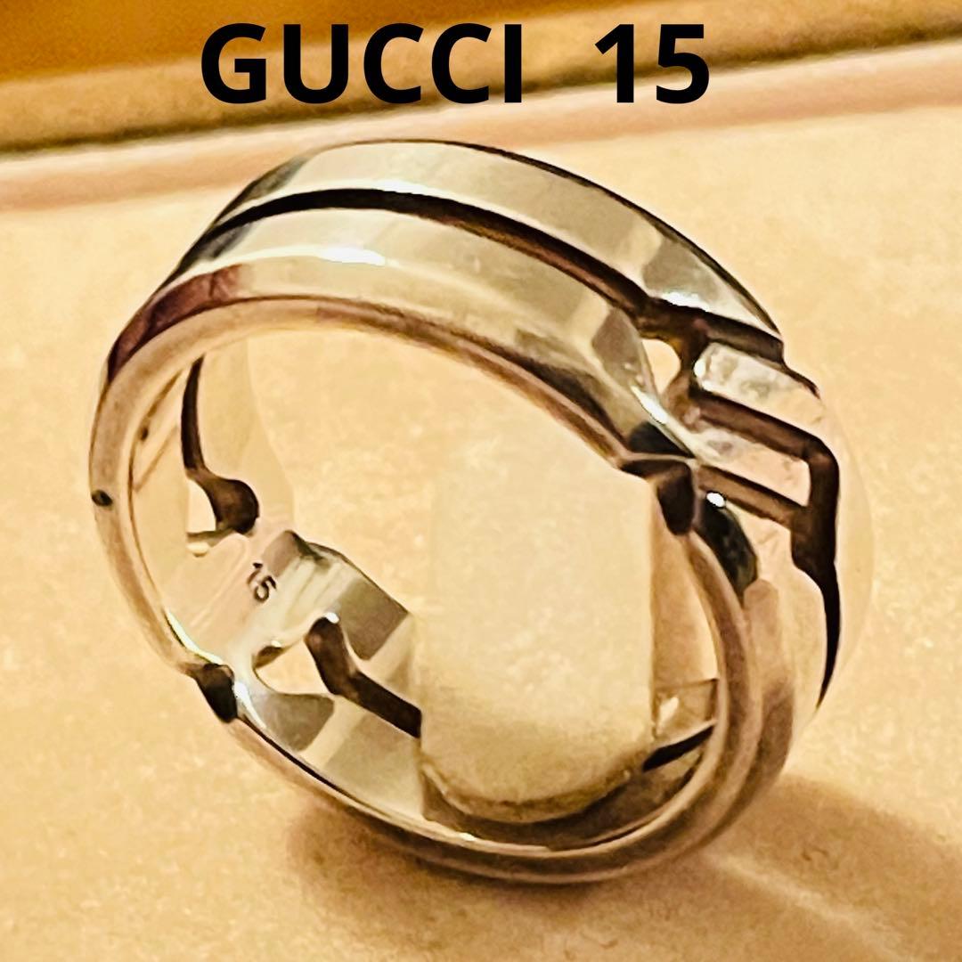 GUCCIリング 15号 ノットリング インフィニティリング　シルバー925 α