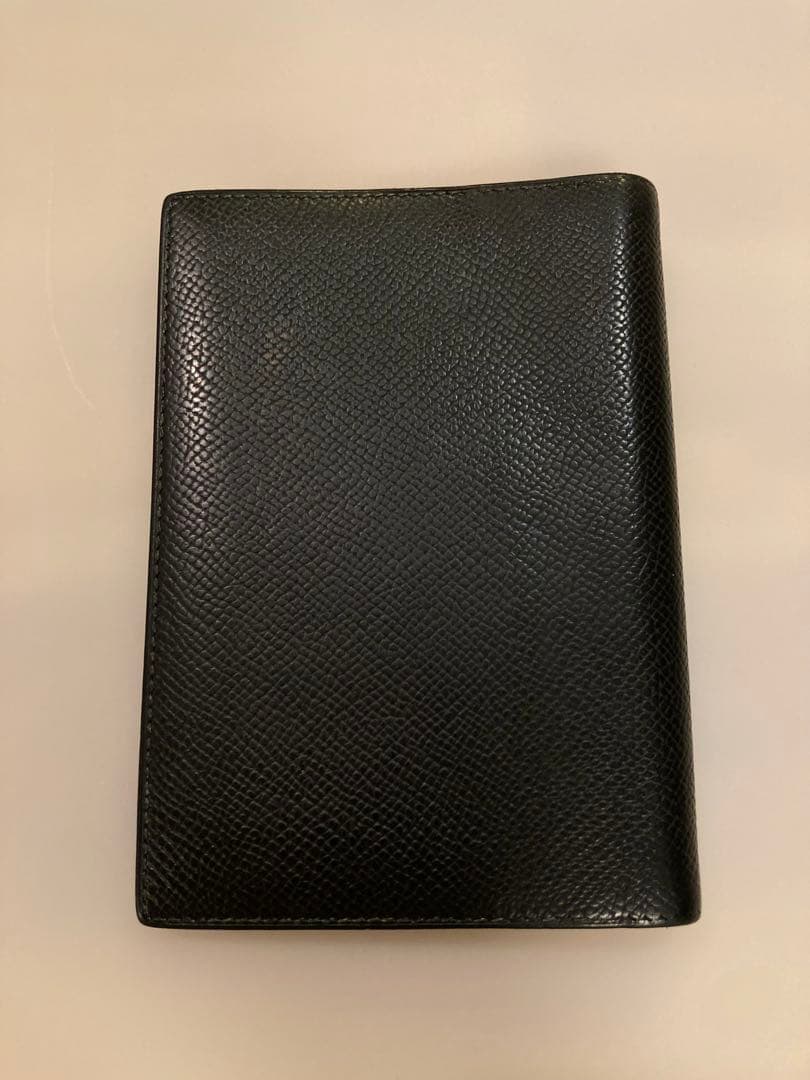 エルメス HERMES アジャンダ　手帳　カバー　ブラック　GM