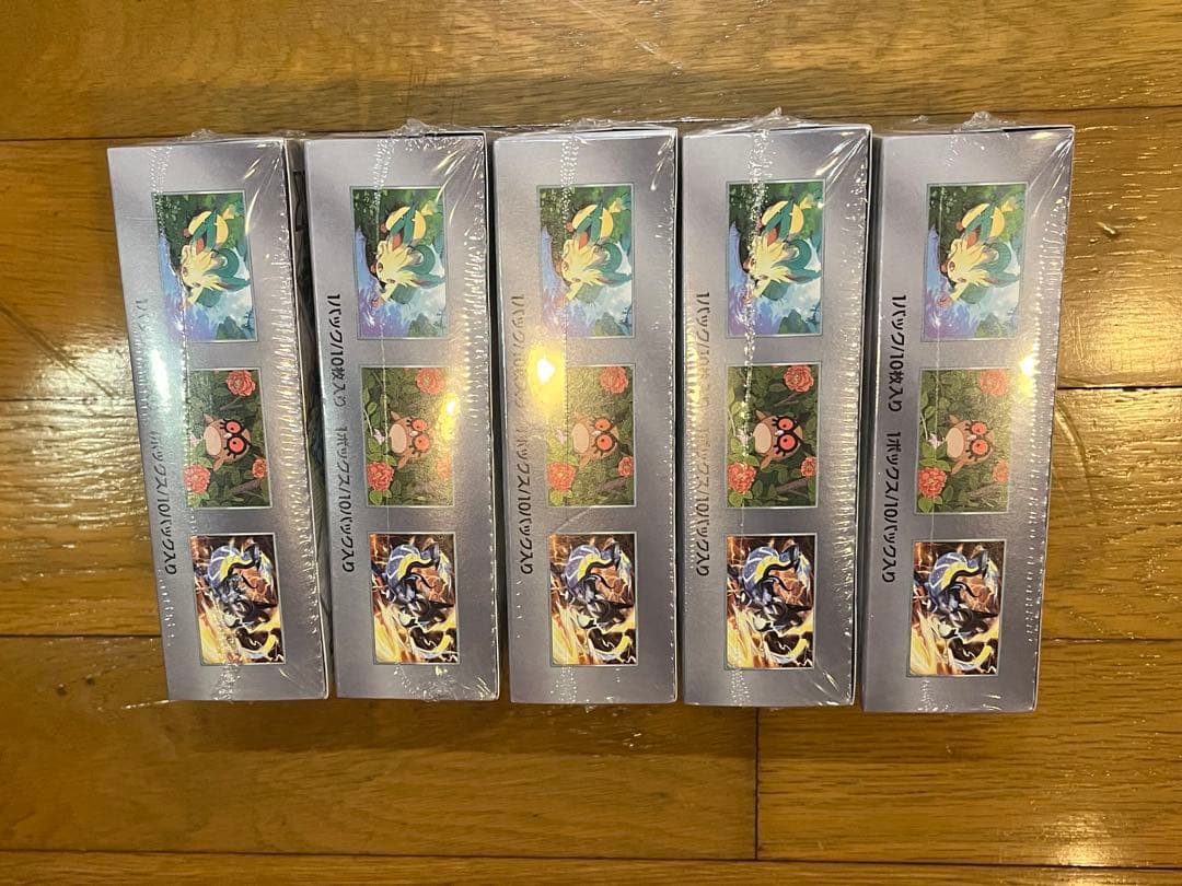 ポケモンカードゲーム　テラスタルフェスex 5BOX シュリンク付き