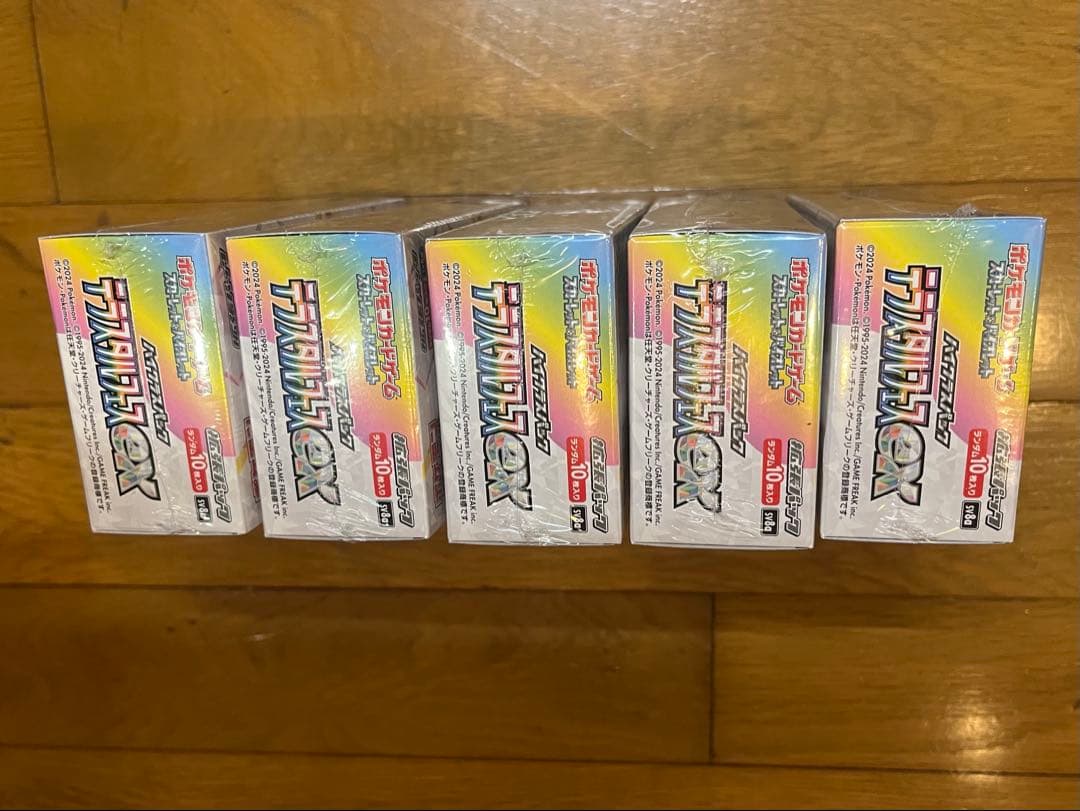 ポケモンカードゲーム　テラスタルフェスex 5BOX シュリンク付き