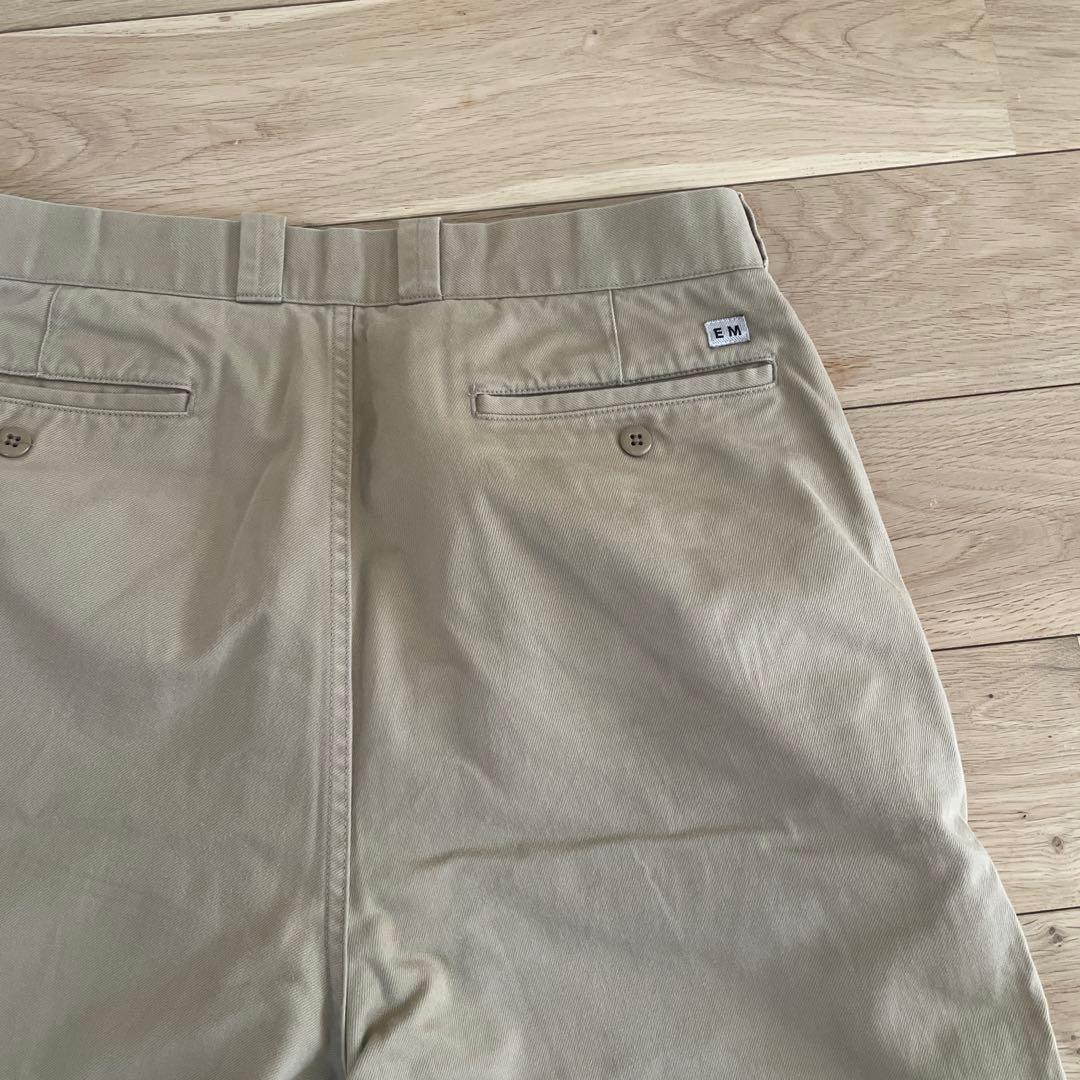 ENDS and MEANS ベージュ チノパン