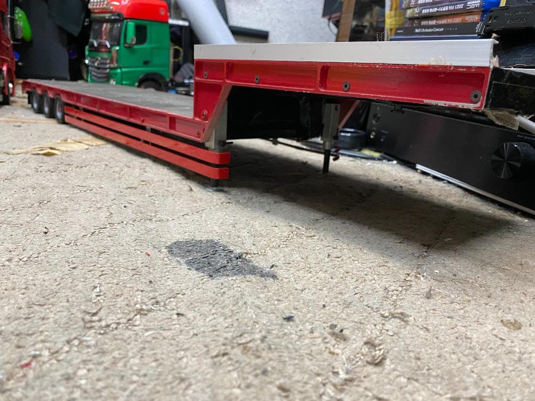 タミヤ　1/14 スカニアR620フルオペレーション　重機トレーラーセット